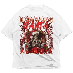 Santa Skeleton Japan Christmas Vintage Animal Unisex Shirt