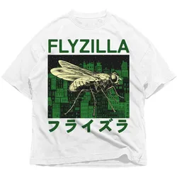 Giant Fly Japan Flyzilla Vintage Animal Streetwear Unisex Shirt
