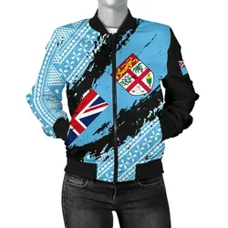 FamilyGater Jacket - Bomber Jacket Fiji Tapa - Nora Style J91