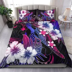 Polynesian Turtle Bedding Set With Hibiscus Color No.5 LT6