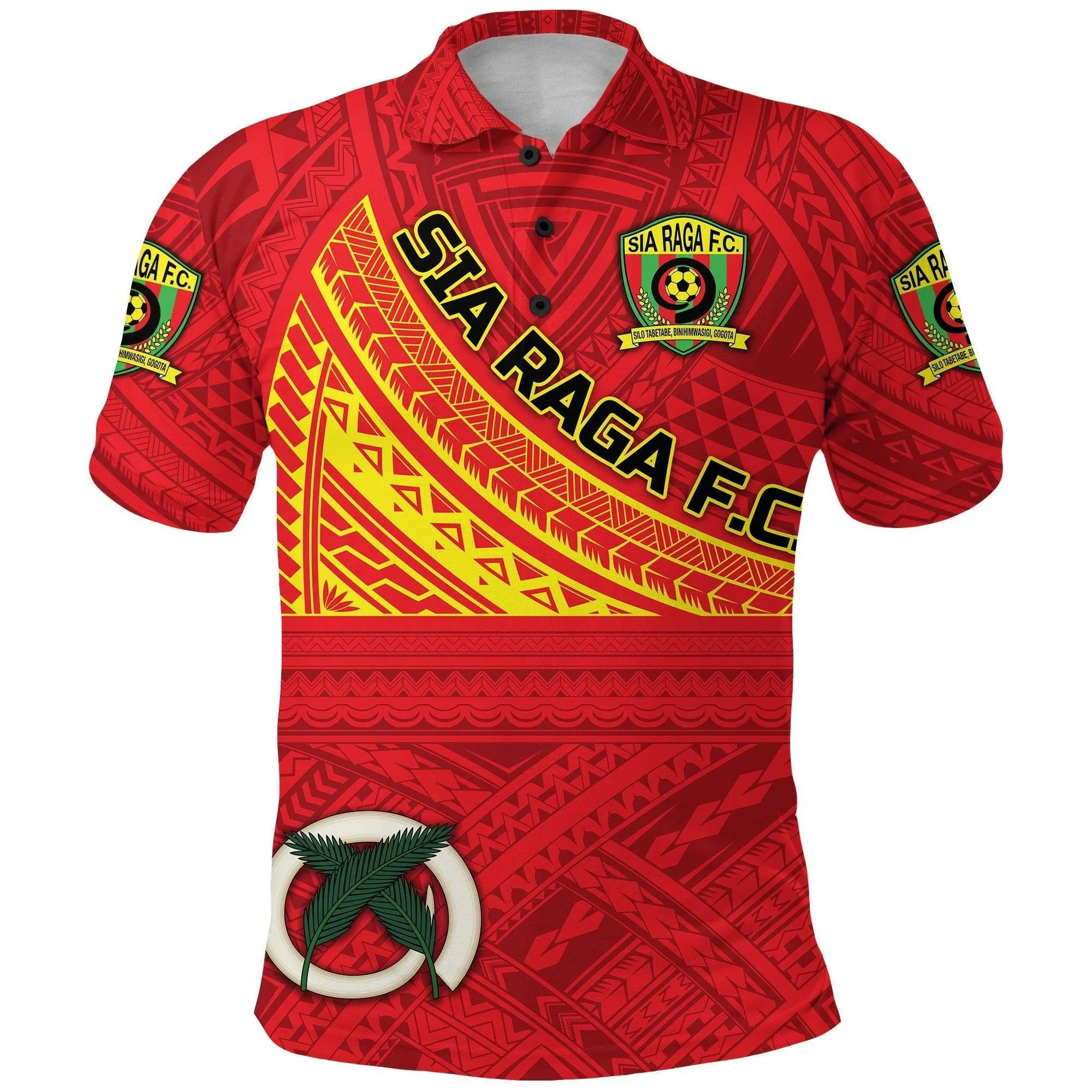 (Custom Personalised) Vanuatu Sia Raga Football Club Polo Shirt Original Style LT8