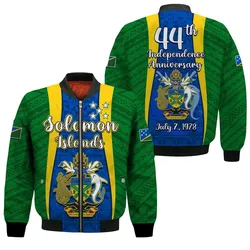 Solomon Islands Day Bomber Jacket 44 Years Independence Anniversary LT13