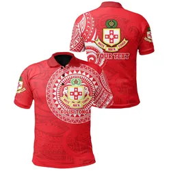 (Custom Personalised) Kolisi Tonga Polo Shirt Mate Maa Tonga Polynesian Tattoo Style