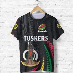 Vanuatu Rugby T shirt Tuskers Tornado Style