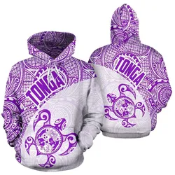 Tonga Hoodie - Tonga Coat of Arms In Turtle Polynesian Tattoo 100