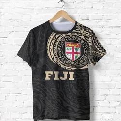Alohawaii T-Shirt - Tee Fiji In My Heart Polynesian Tattoo Style A7