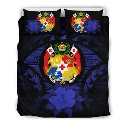 Tonga Dark Blue Hibiscus Bedding Set A24 Dhc28111682Dd