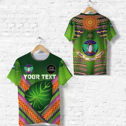 (Custom Personalised) Fiji Vuci Rugby Club T-Shirt Creative Style - Green LT8