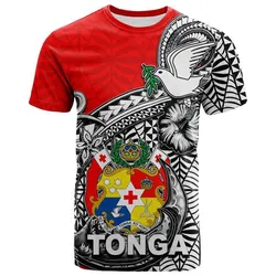 (Custom Personalised) Tonga Hook Tattoo T Shirt White LT6