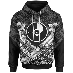 Yap Polynesian Hoodie - Yap White Seal Camisole Hibiscus Style