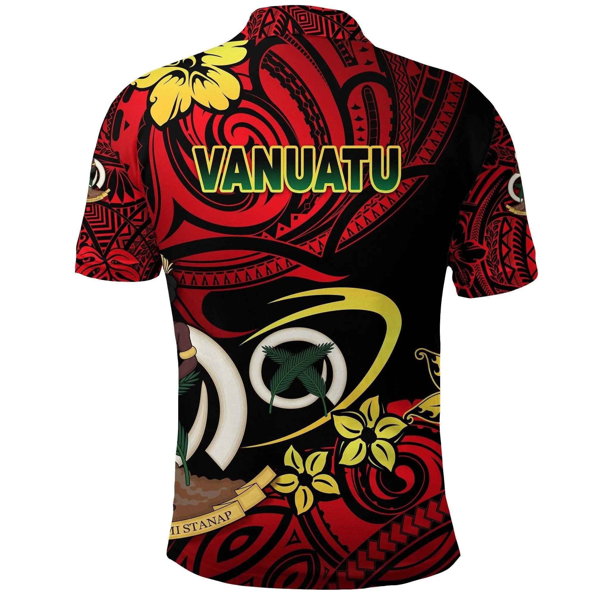 Vanuatu Rugby Polo Shirt Fashion Style