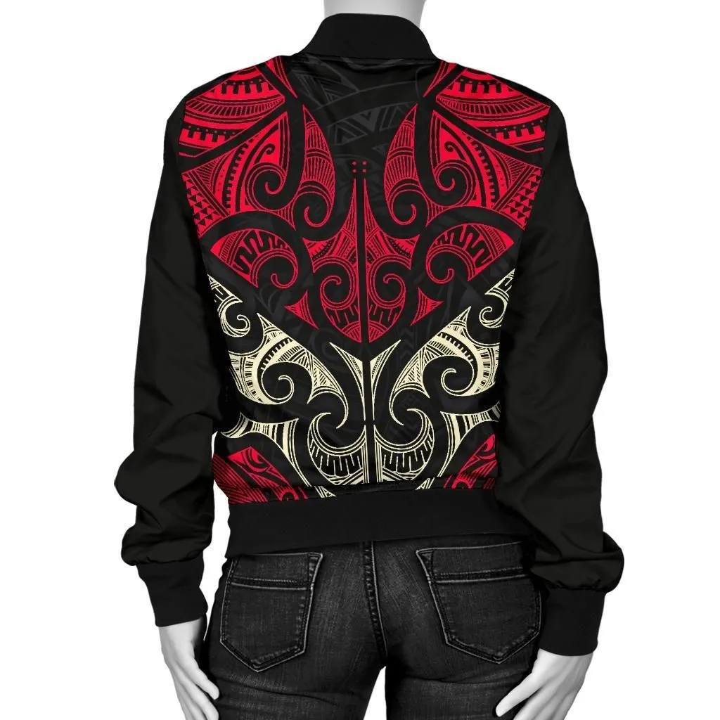 Alohawaii Jacket - Bomber Jacket New Zealand Maori - Polynesian Patterns Style BN02