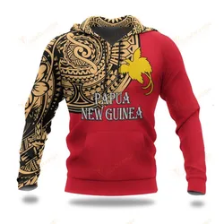 Papua New Guinea Polynesian Tattoo All Over Unisex 3D Hoodie All Over Print Kmblt