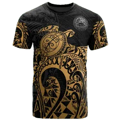American Samoa Polynesian American Samoa Seal Polynesian Golden Turtle Tattoo Unisex 3D T-Shirt All Over Print HNACH