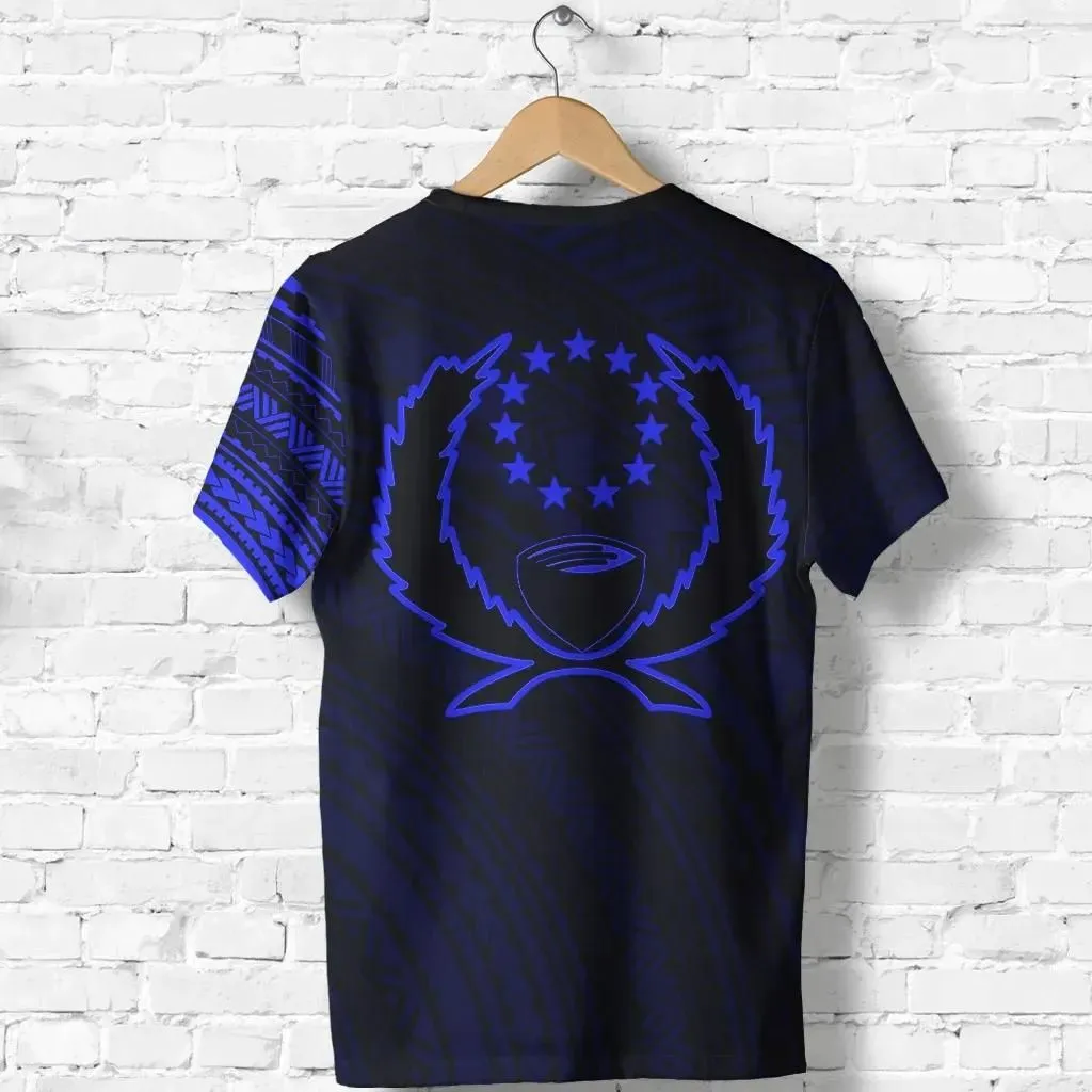 Pohnpei In My Heart Tattoo Style Special T-Shirt Blue A7