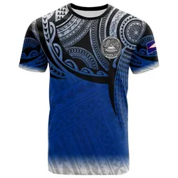 American Samoa Polynesian T Shirt - Tattoo Pattern