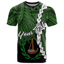 Palau Ngatpang Polynesian Custom Personalised T-Shirt - Tribal Wave Tattoo