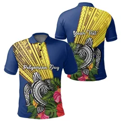 (Custom Personalised) Polynesian Day Polo Shirt Sun Style LT16