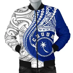 Chuuk Mens Bomber Jacket Kanaloa Tatau Gen FM