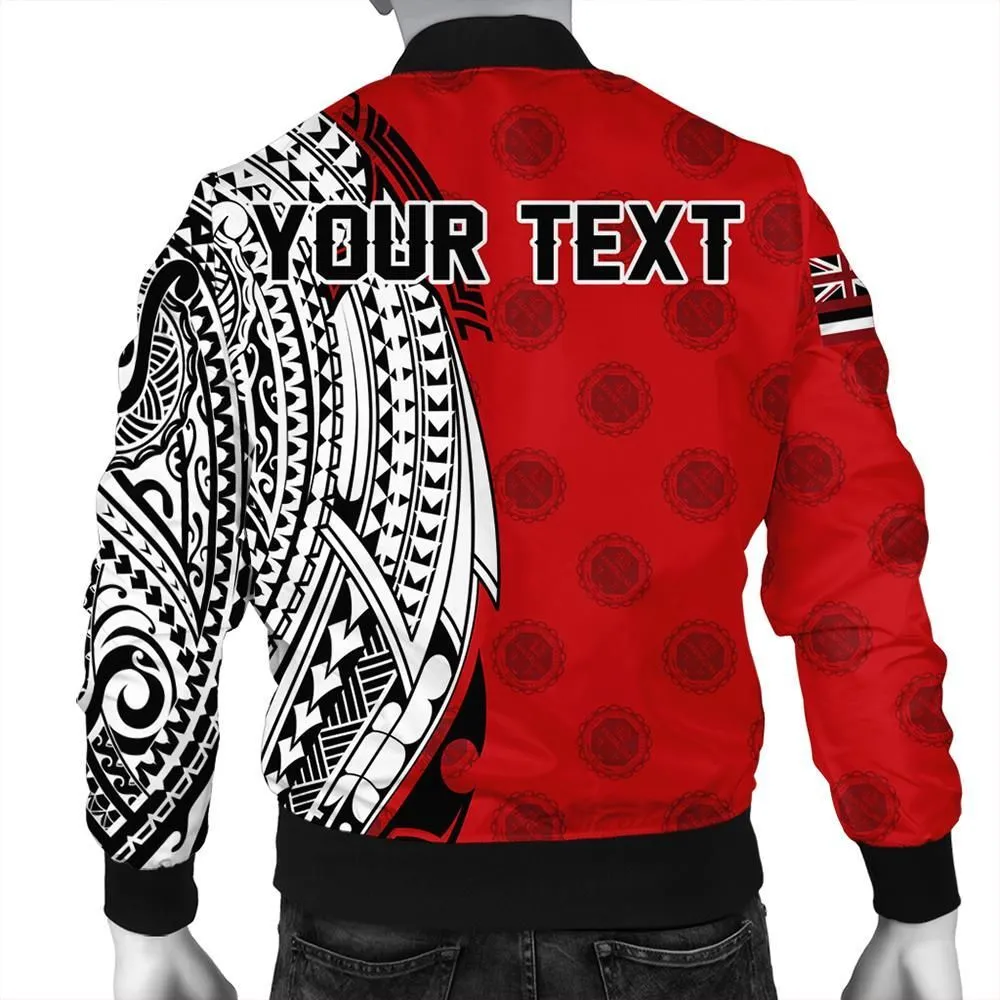 (Personalized) Hawaii Bomber Jacket - Lahainaluna High Tribal Kakau Bomber Jacket AH