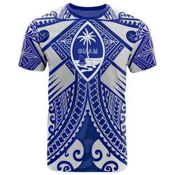 Guam Polynesian T-Shirt - Guam White Seal with Polynesian Tattoo Ver 02 - BN18