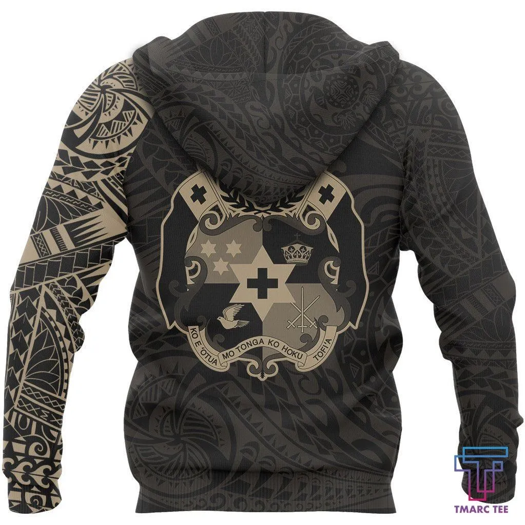 Tmarc Tee Tonga in My Heart Polynesian Tattoo Style Hoodie