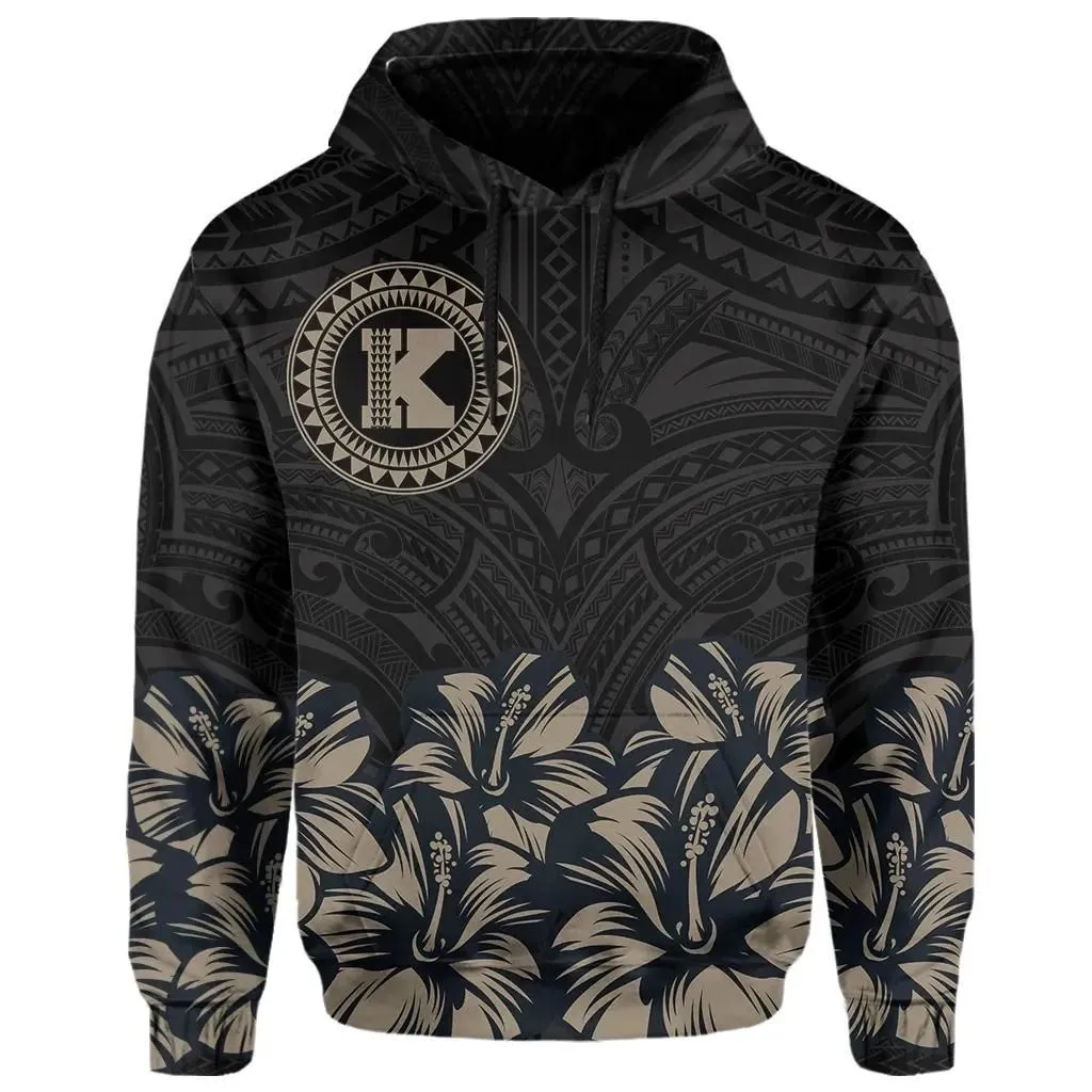 Alohawaii Hoodie - Kahoolawe Map Hibiscus Polynesian Hoodie - Lithe Style - AH - JA
