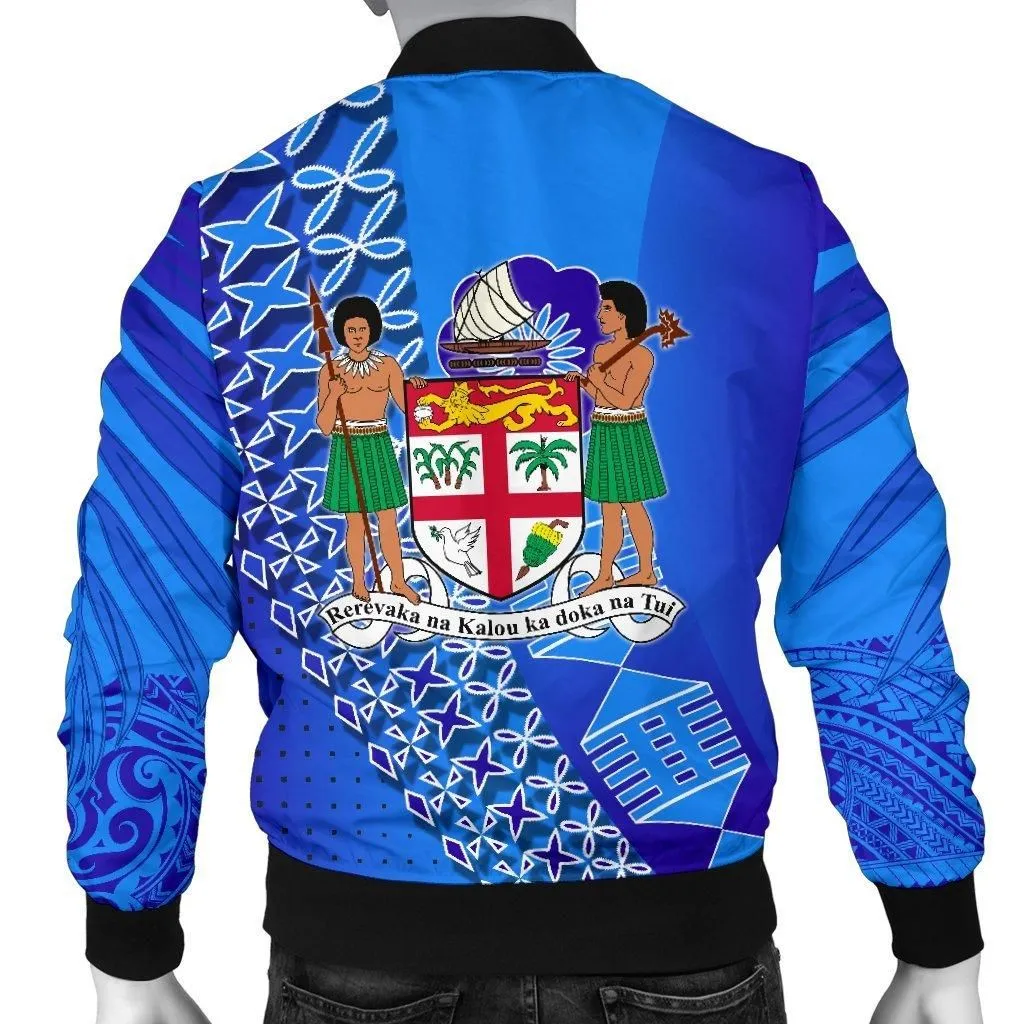 Fiji Drua Men Bomber Jacket Tapa