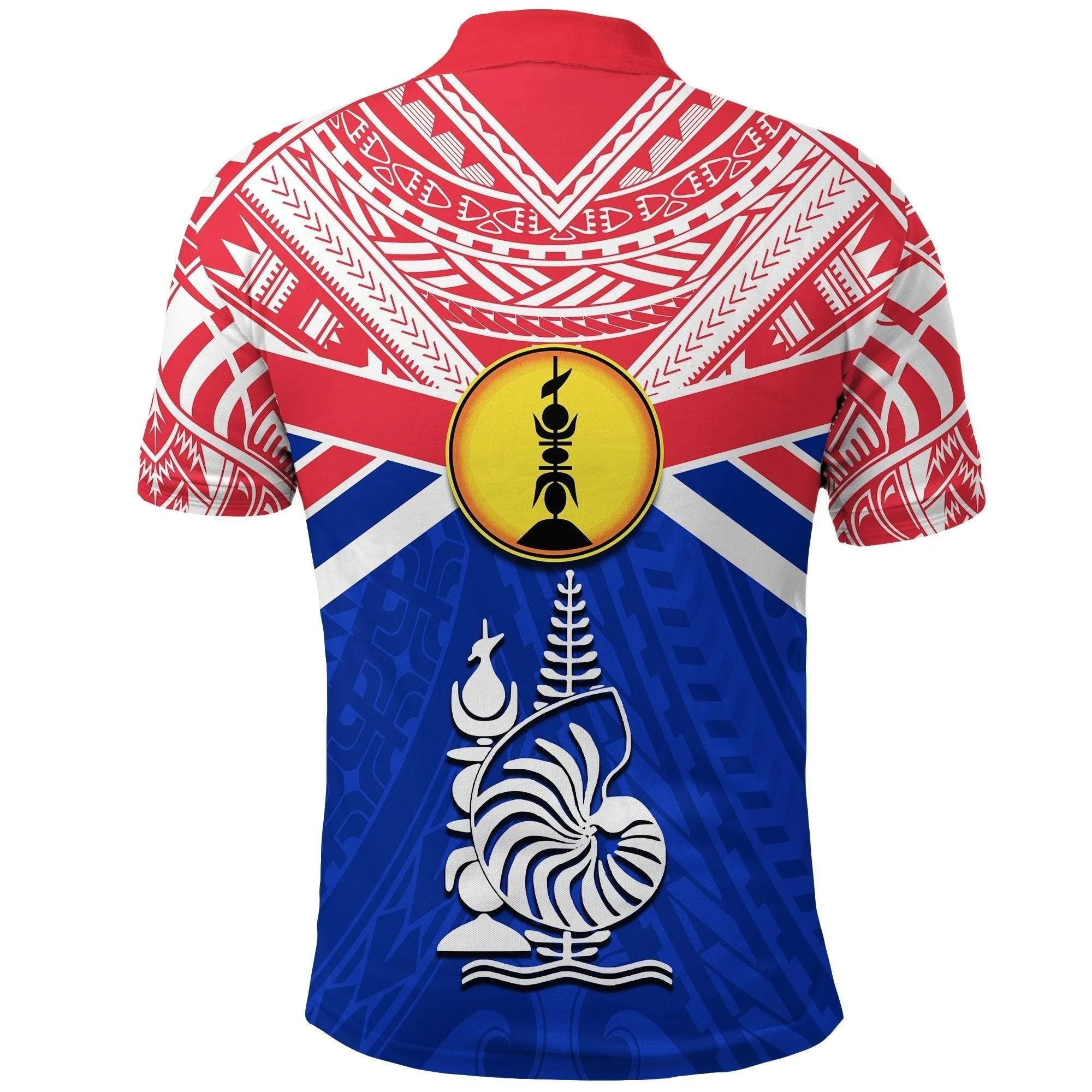New Caledonia Rugby Polo Shirt Polynesian