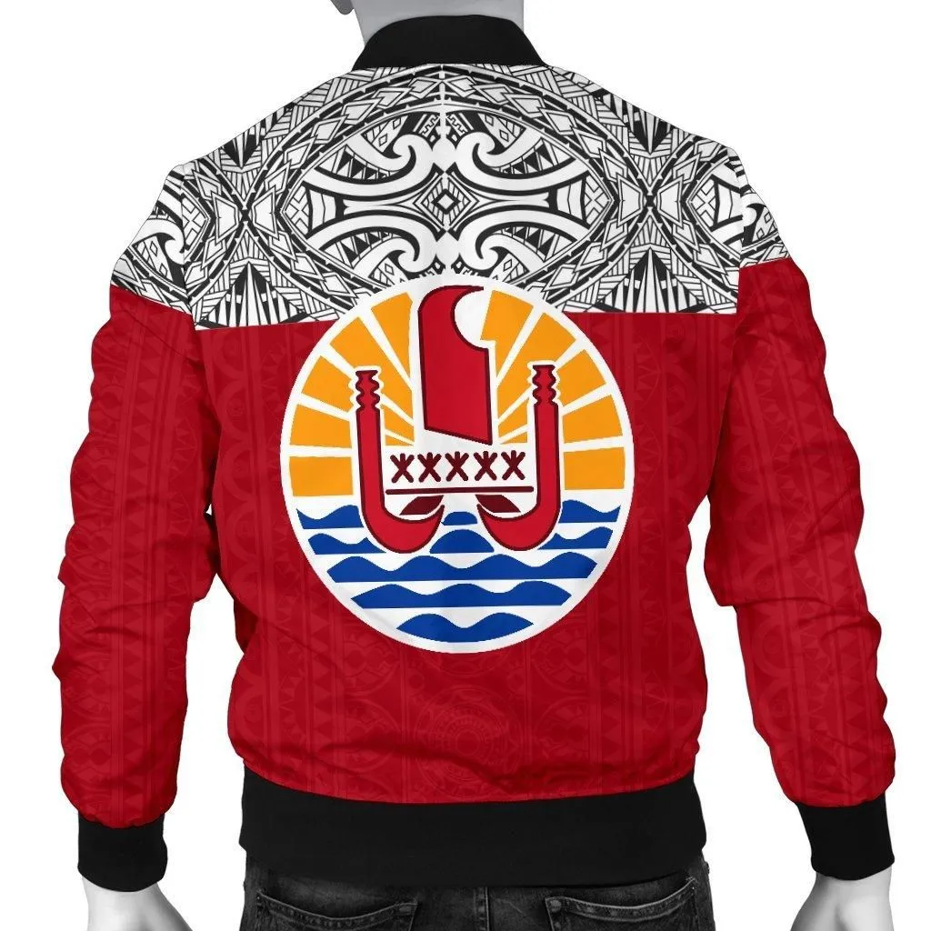 Tahiti Mens Bomber Jacket - Polynesian Design