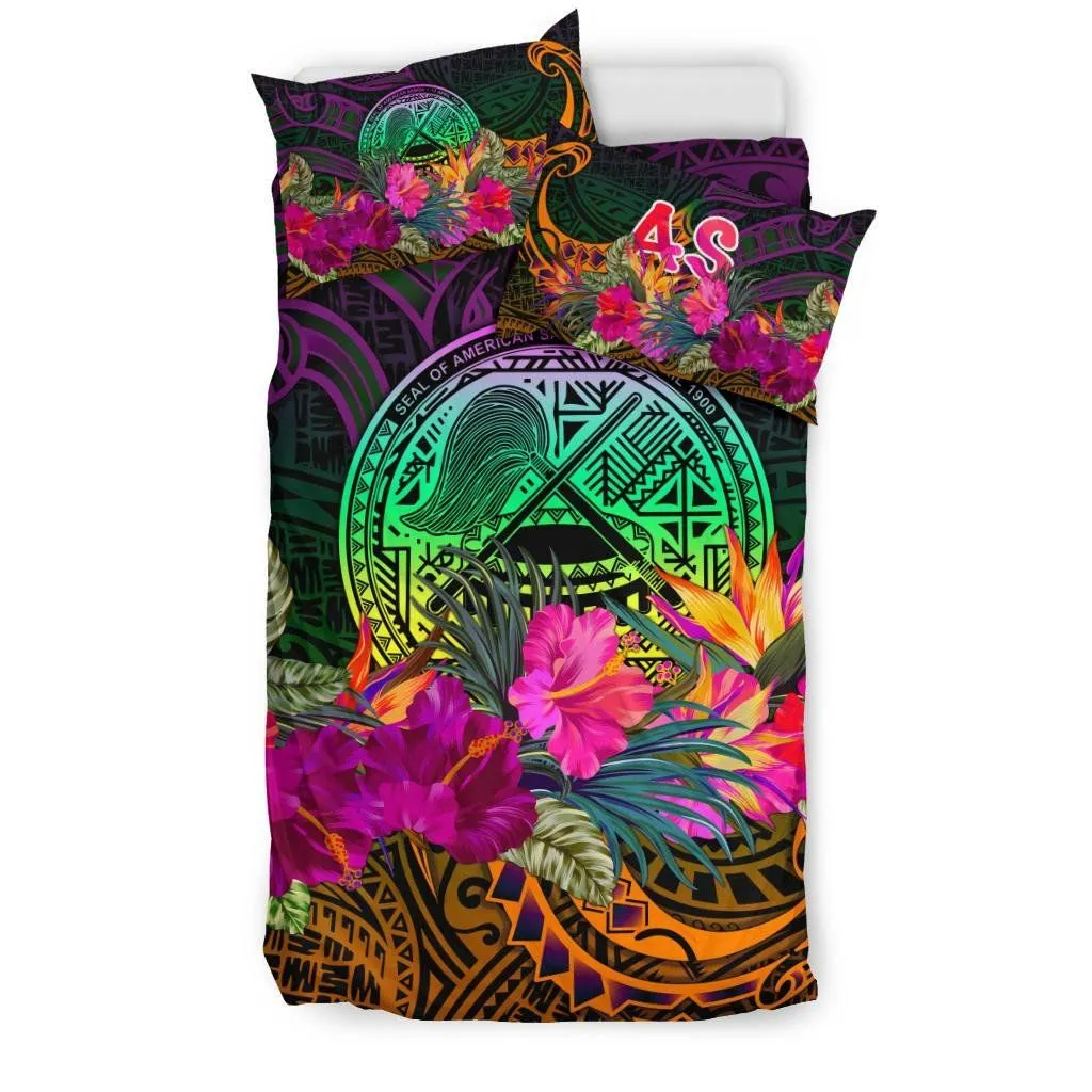 American Samoa Bedding Set - Summer Hibiscus - BN15