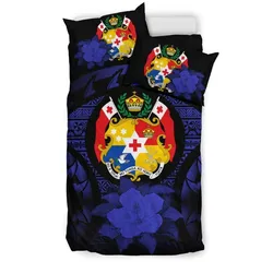 Tonga Dark Blue Hibiscus Cl02120339Mdb Bedding Sets
