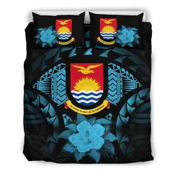 Kiribati Blue Hibiscus Bedding Set Dhc28111724Dd