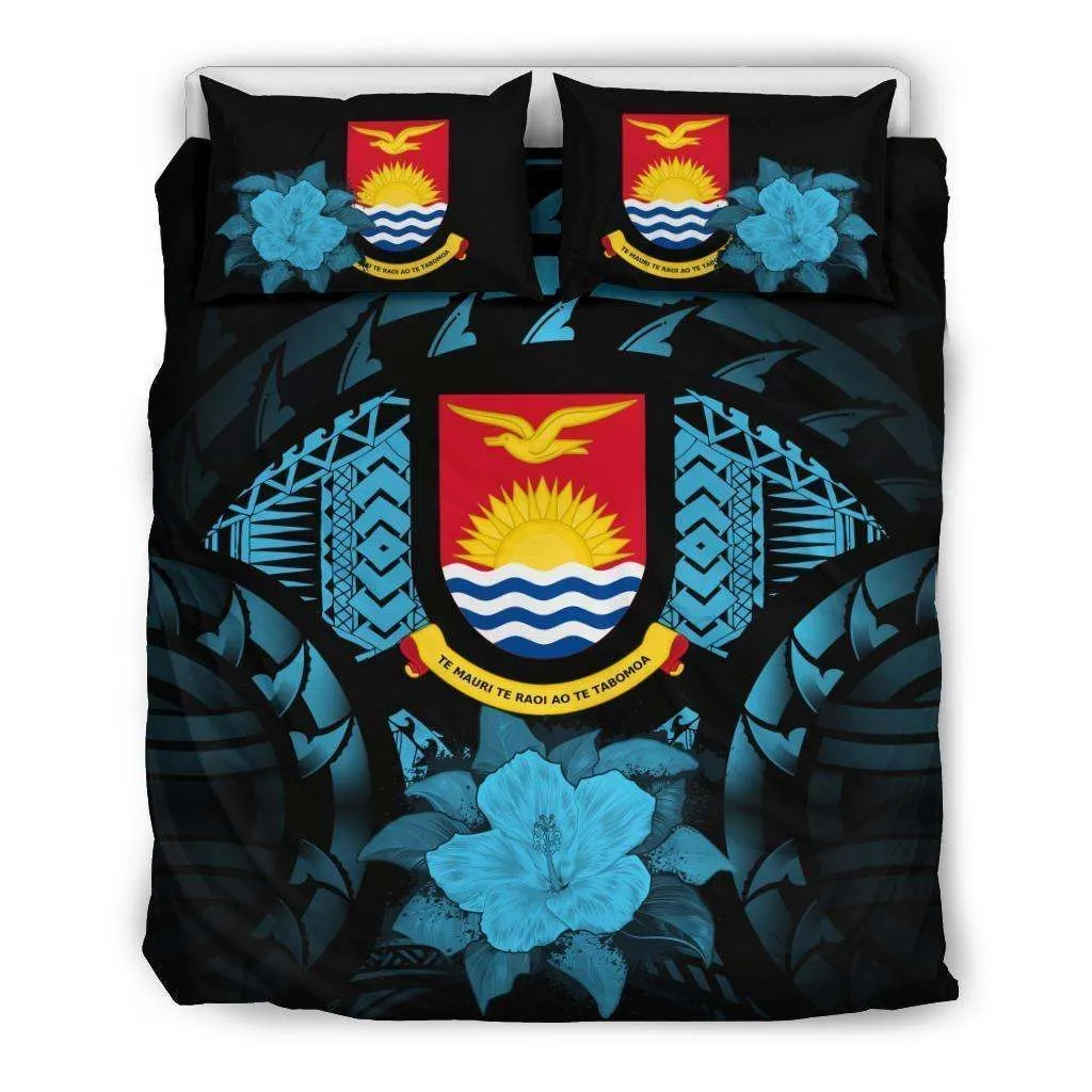 Kiribati Blue Hibiscus Bedding Set Dhc28111724Dd