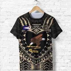 American Samoa Tattoo Rugby T shirt - Tan