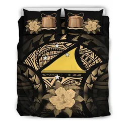 Tokelau Gold Hibiscus Bedding Set A02 Dhc28111474Dd