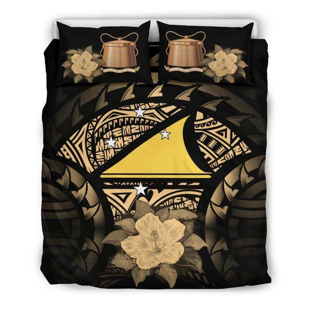 Tokelau Gold Hibiscus Bedding Set A02 Dhc28111474Dd