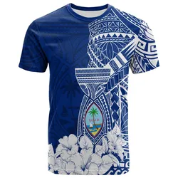 (Custom Personalized) Guam Tribal Latte Stone T Shirt Mix Hibiscus LT7