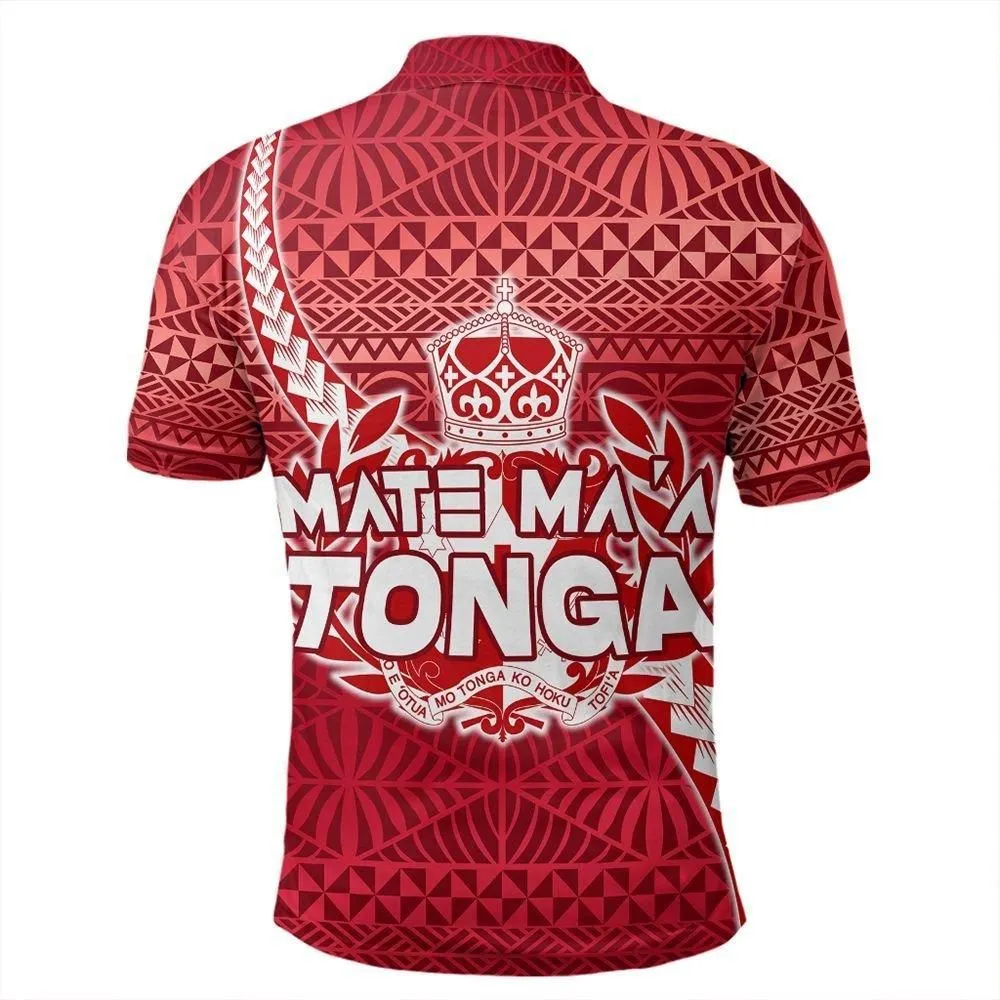 Mate Maa Tonga Rugby Polo Shirt