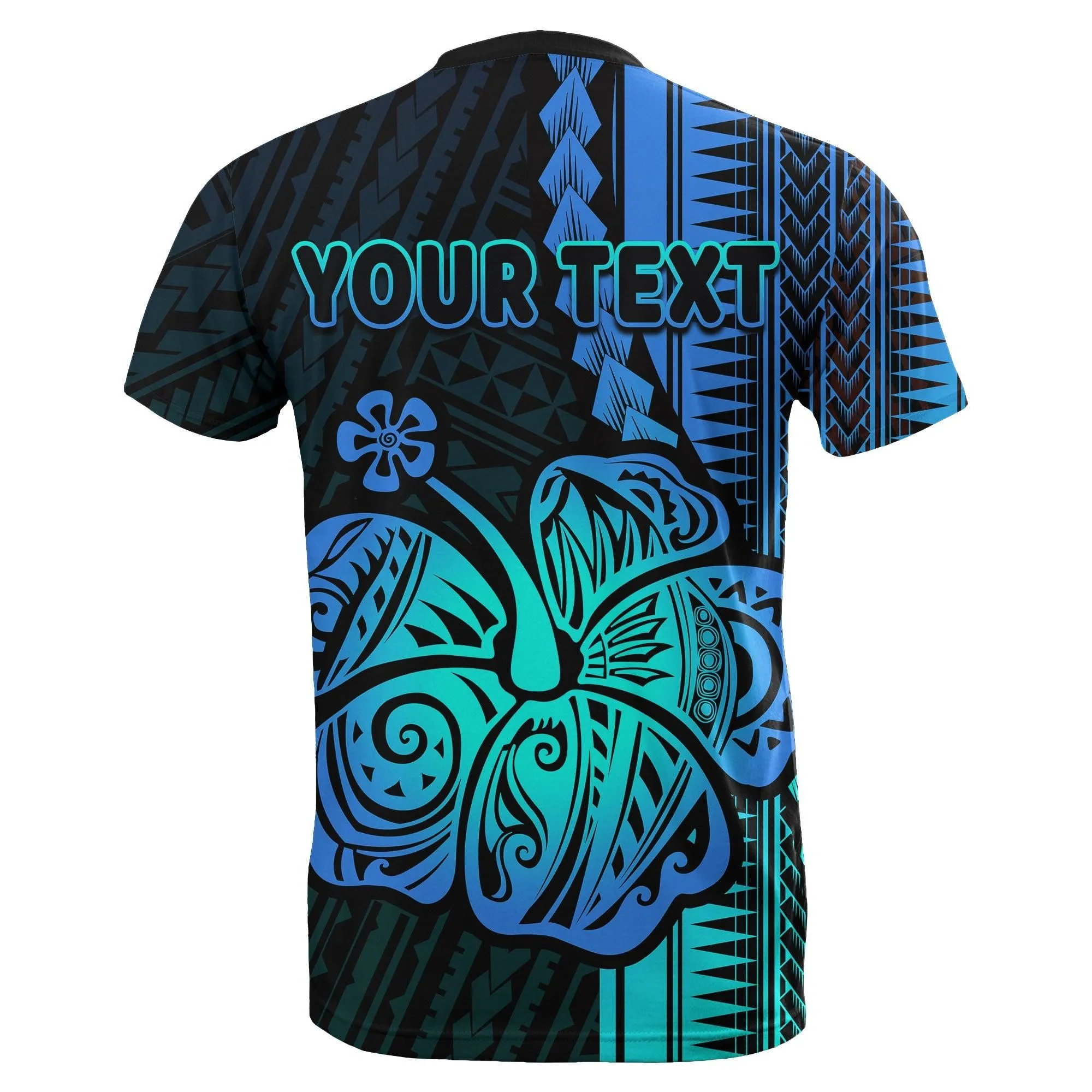 (Custom Personalised)Polynesian Hibiscus T Shirt Hawaiian Style No.2 LT6