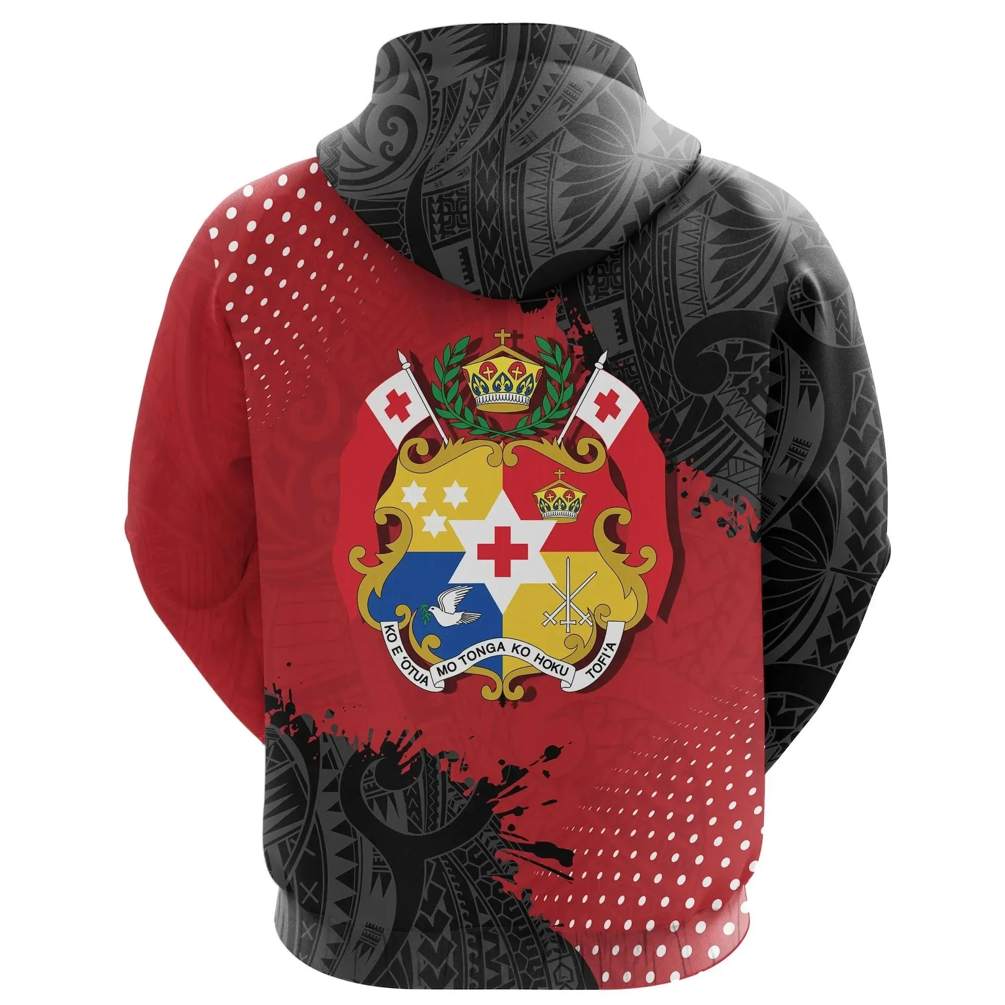Hoodie Tonga Polynesian Tattoo K5