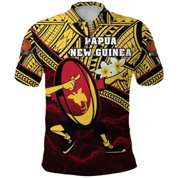 Papua New Guinea Rugby Polo Shirt Style Dab Trend