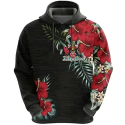 Trinidad and Tobago Hoodie - Hibiscus (Men/Women) A7