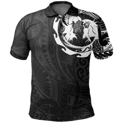 Polynesian Pride Polo Shirt - Aotearoa Polo Shirt Hongi Tattoo