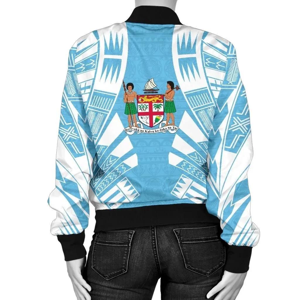 FamilyGater Jacket - Bomber Jacket Fiji Polynesian Tattoo Flag - BN0110