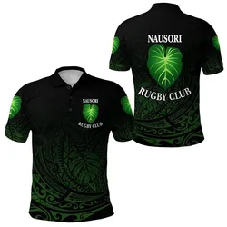Fiji Nausori Rugby Polo Shirt Original Style LT8