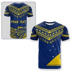 (Custom Personalised) Tokelau Rugby T Shirt Impressive Sport LT13