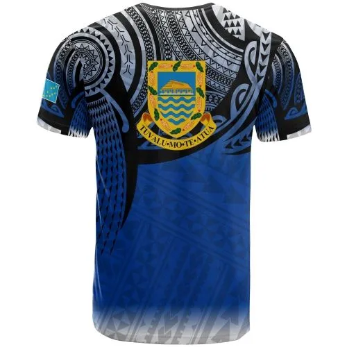 Tuvalu Polynesian T-Shirt - Tattoo Pattern - BN12