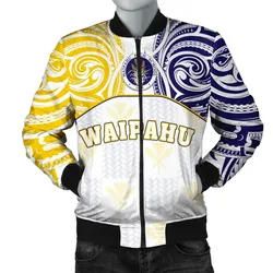 hawaiiMens Bomber Jacket - Kanaka Waipahu High School Mens Bomber Jacket Demodern Style AH