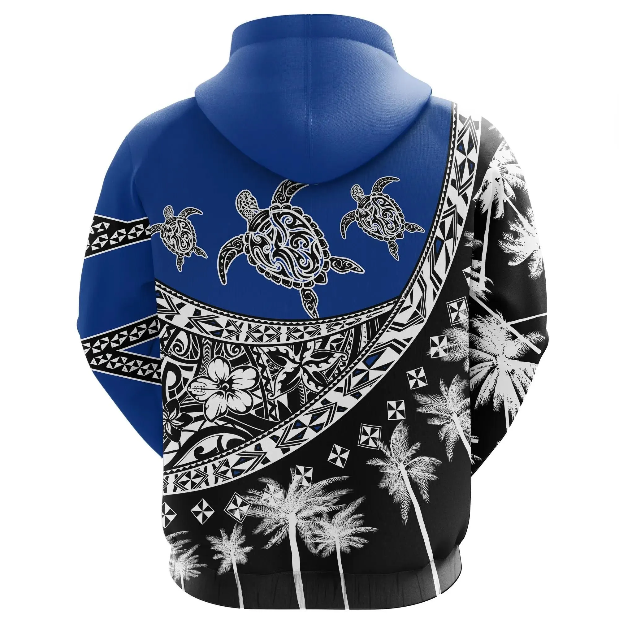 Alohawaii Clothing - Hoodie Guam Polynesian Turtle, Tropical K5